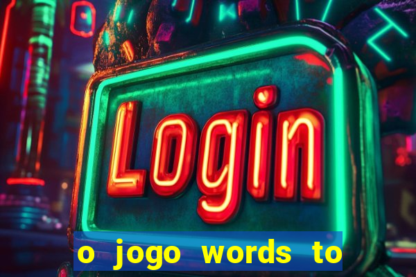 o jogo words to win paga mesmo